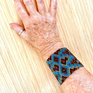 Intricate Beaded Cuff